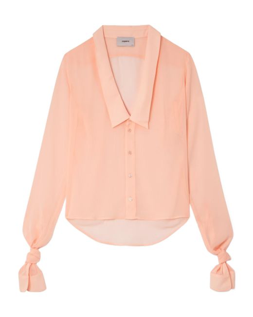 Coperni Pink Long-Sleeved Shirt