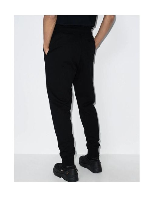 Canada Goose Black Logo Patch Drawstring Track Pants for men