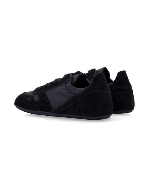 Rick Owens Blue Minimal Low-Top Sneakers for men