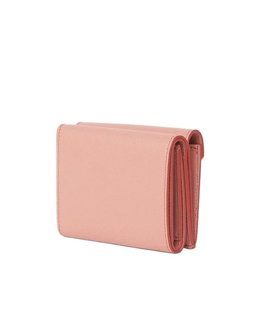 Fendi Pink Ff Diamonds Tri-Fold Wallet