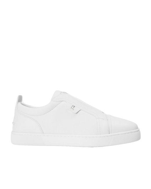 Christian Louboutin White Chr St Louis Low-Top Trainers for men