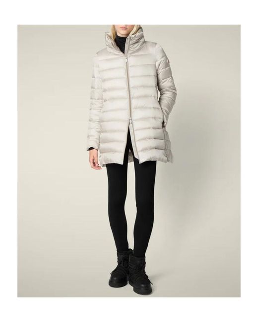 Save The Duck White Lydia Coat