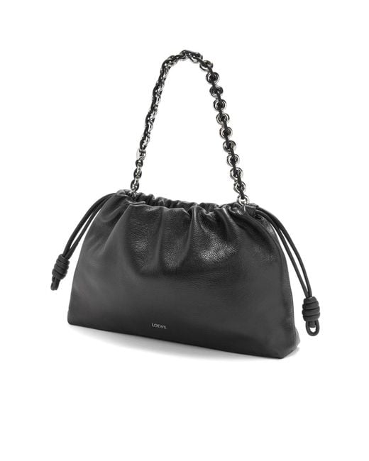 Loewe Black Flamenco Large Purse