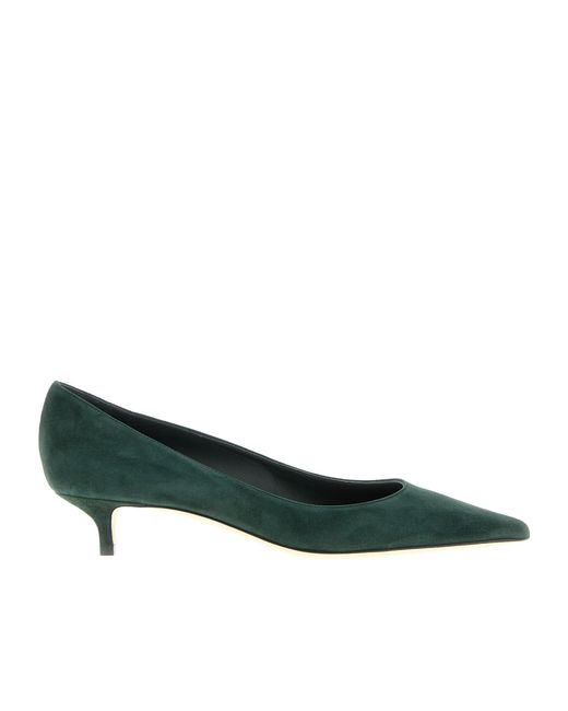 Jimmy Choo Green Amelia Pointed Toe Pumps