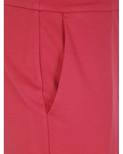Twinset Red Ironed Crease Cigarette Trousers