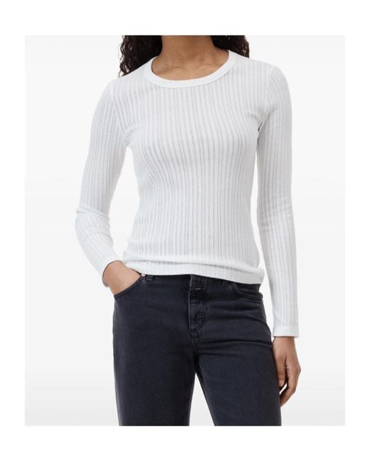 Closed White Crewneck Longsleeve