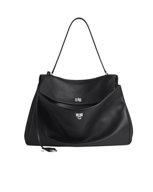 Balenciaga Black Rodeo Xl Handbag for men