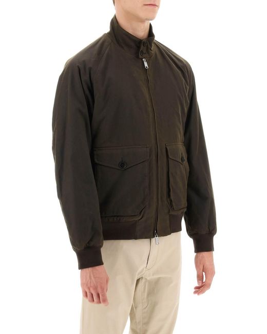 Baracuta Black Zipped Jacket for men