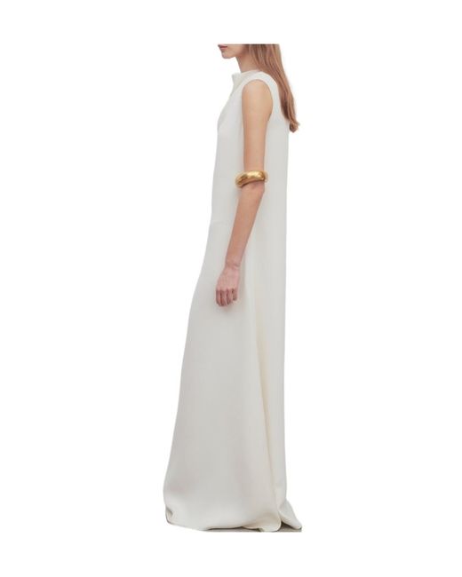 The Row White Loic Dress
