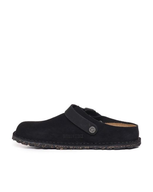 Birkenstock Black Lutry Slip-On Sandals for men