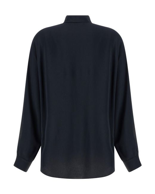 Fabiana Filippi Blue Cut-Out Detail Shirt