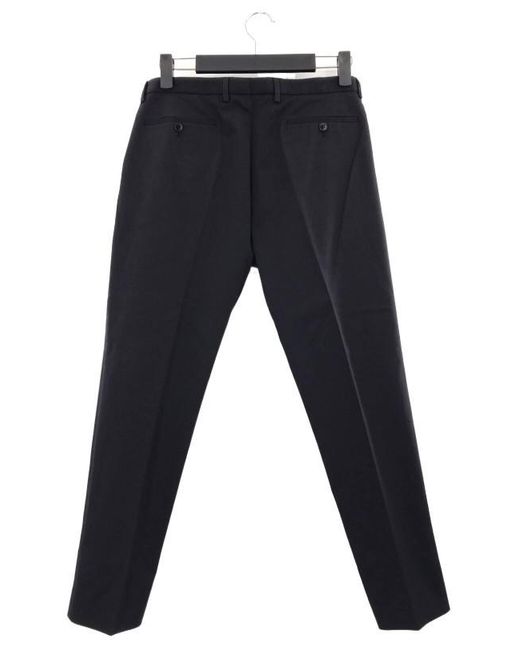 Gucci Blue Pleated Casual Pants for men