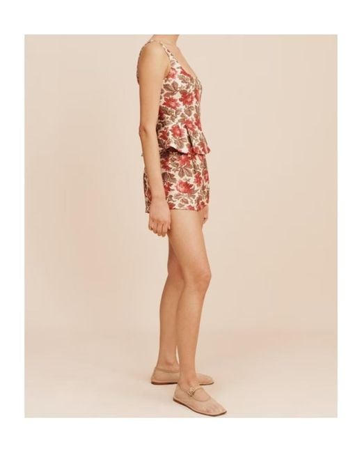 Posse Red Sleeveless Tops
