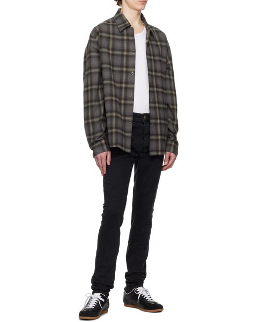 Ksubi Black Belt Loop Jeans for men