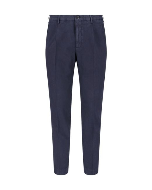 Incotex Blue Slim Fit Pants for men