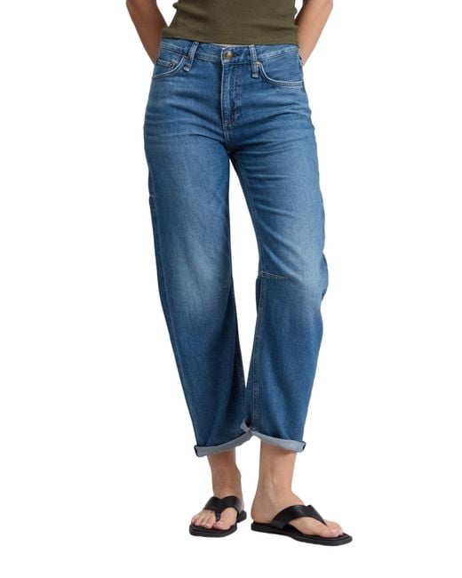 Rag & Bone Blue Stevie Slim Tapered Jeans