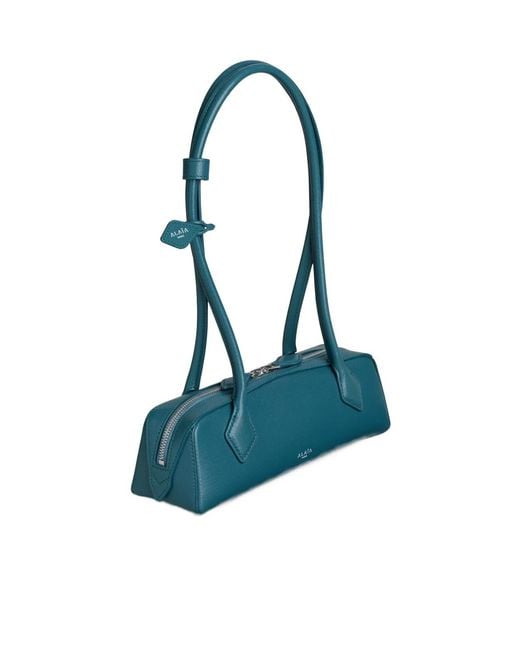 Alaïa Blue Small Le Teckel Shoulder Bag
