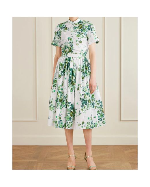 Erdem Green Printed Shirt