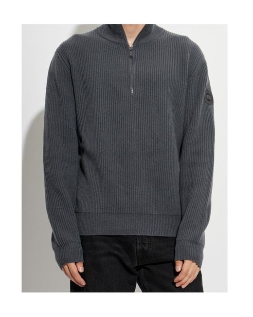 Canada Goose Gray Turtleneck Sweater for men