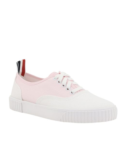 Thom Browne White Funmix Heritage Lace-Up Sneakers
