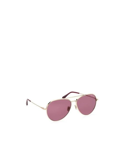 Tom Ford Pink Logo Sunglasses for men