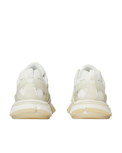 Balenciaga White Track 2.0 Lace-Up Sneakers