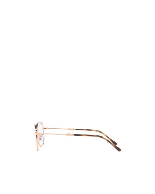 Ray-Ban White Logo Flat Mirror for men