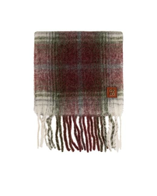 DSquared² Brown Logo Scarf for men