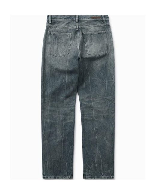 1989 STUDIO Gray Relaxed Fit Jeans for men