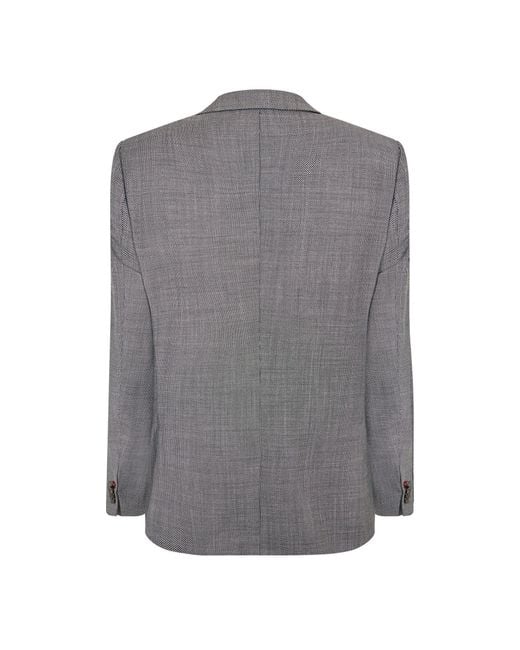 Boss Gray A Crisp Suit Jacket for men