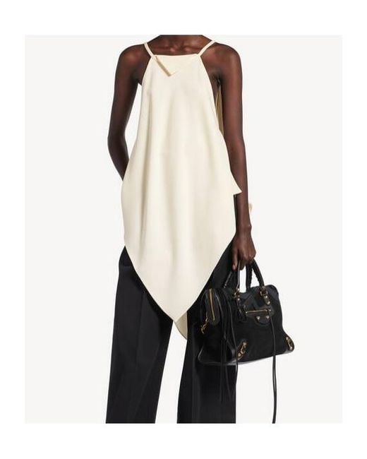 Balenciaga White Tut 14 Scarf Top