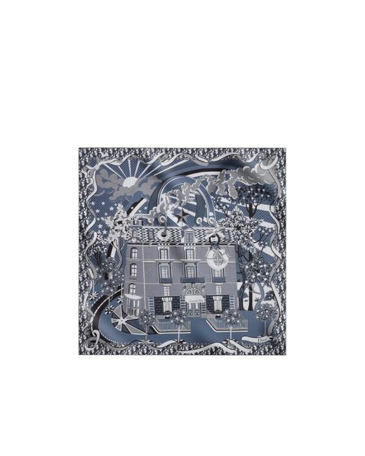 Dior Blue Avenue Shawl