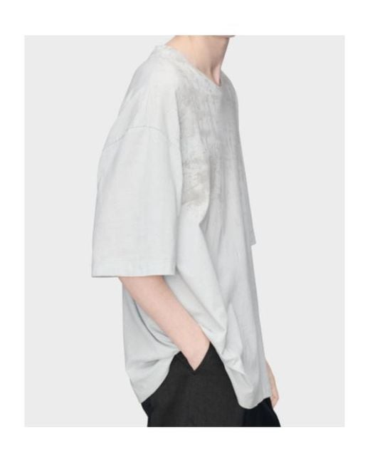 Maison Margiela White Numeric Cotton T-Shirt for men
