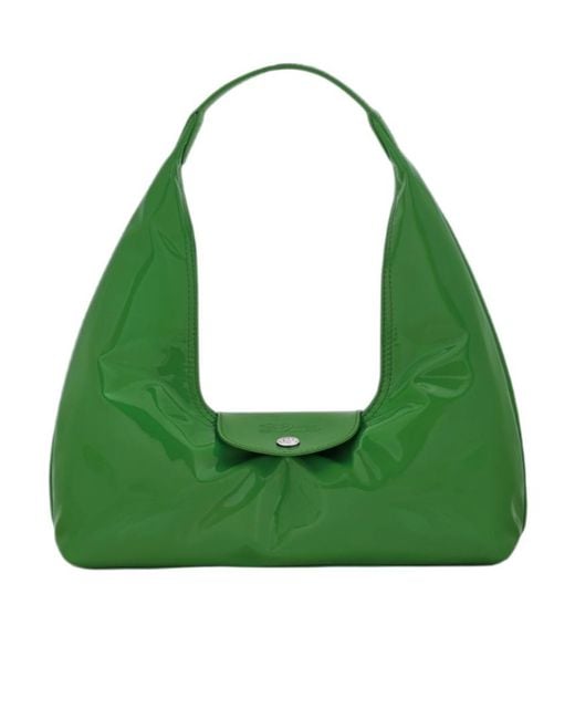 Longchamp Green Le Pliage Xtra M Shoulder Bag
