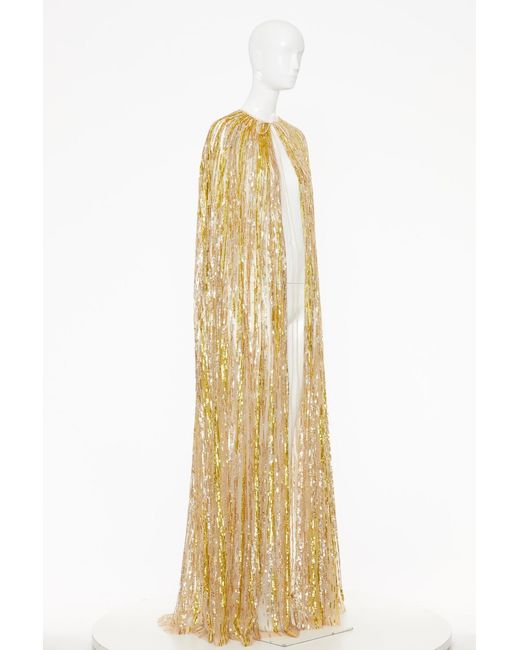 Valentino Metallic Tie Bag Cloak