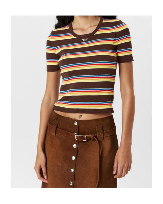 Prada Black Striped Sweater