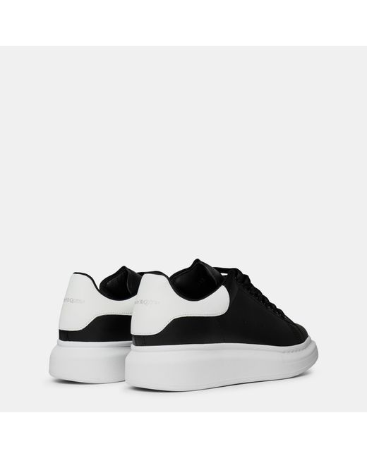 McQueen Black Thick-Soled Sports Shoes