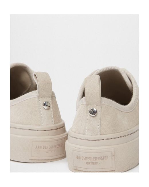 Ann Demeulemeester White Halli Vulcanized Sneakers