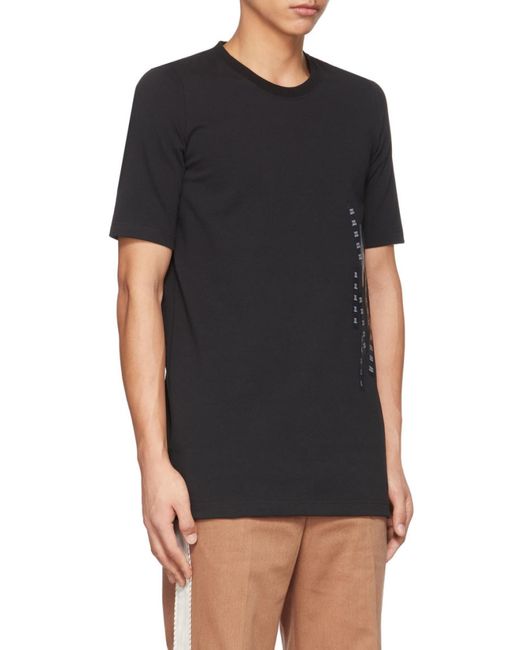 Doublet Black Graphic-Print Short-Sleeve T-Shirt for men