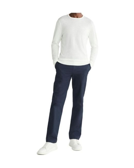 Calvin Klein White Merino Wool Jumper for men