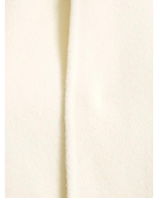 Loulou de Saison White Round-Neck Coat