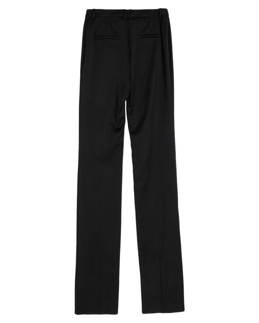 Saint Laurent Black Pockets Bootcut Trousers