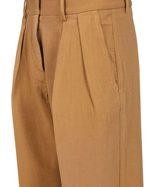 Forte_forte Natural Pleated Tailored Pants