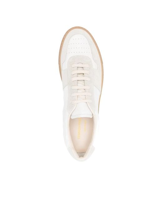 Common Projects White Suede Leather Sneakers for men
