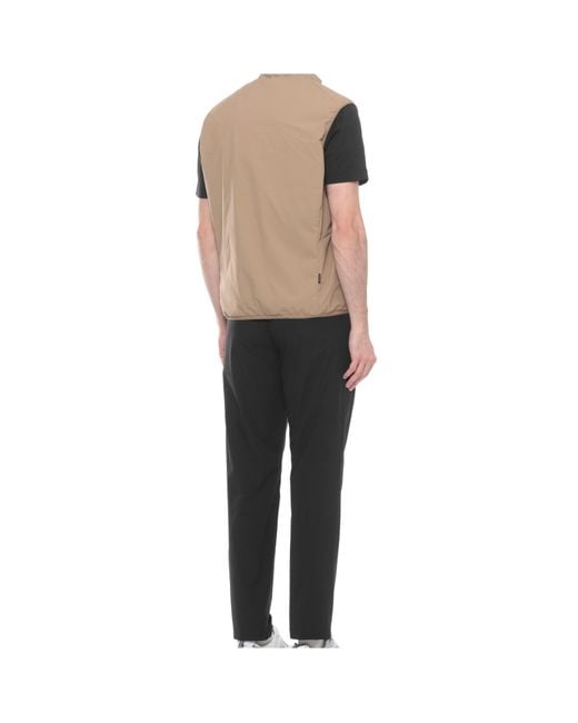 Save The Duck Natural Zip-Front Sleeveless Jacket for men