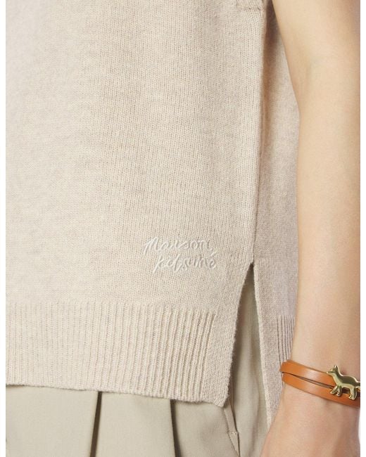Maison Kitsuné Natural Maison Kitsuné Comfort Vest
