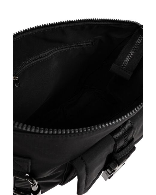 A.P.C. White Trek Buckle Crossbody Bag for men