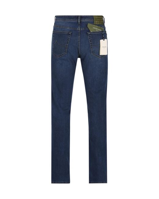 Jacob Cohen Blue Straight-Leg Jeans for men