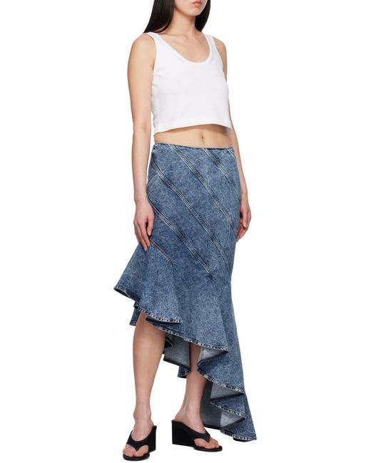 Alaïa Blue Crop Vest