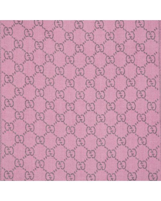 Gucci Pink Pure Wool Scarf